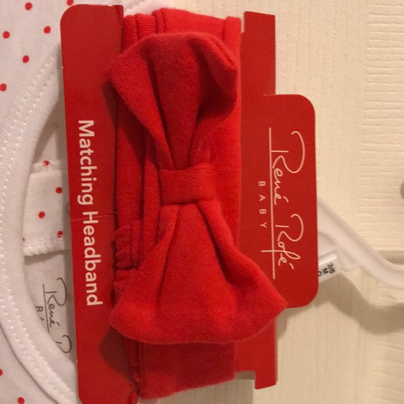 Baby Sleeper with matching headband - Picture 3 of 4